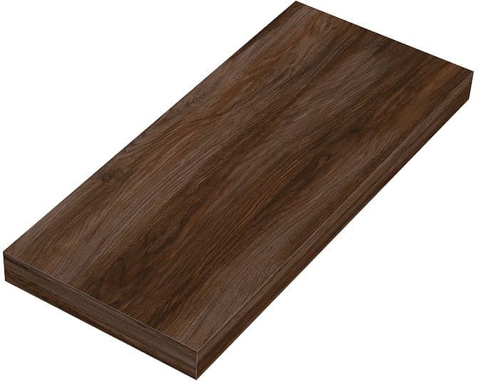 TABLETTE MURALE COFFEE 150X350X25MM JUSQU'A 7KG NOYER DECOR VELOURS
