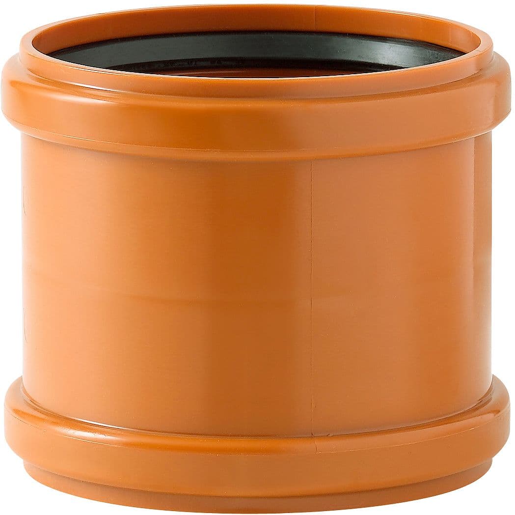 MANCHON COULISSANT PVC EGOUT 110MM ROUGE/BRUN