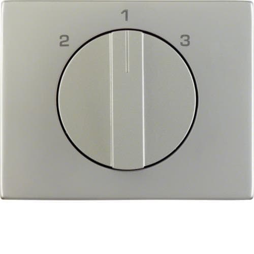 Enjoliveur avec bouton rotatif pour interrupteur 3 paliers sans position 0 K.5 Inox