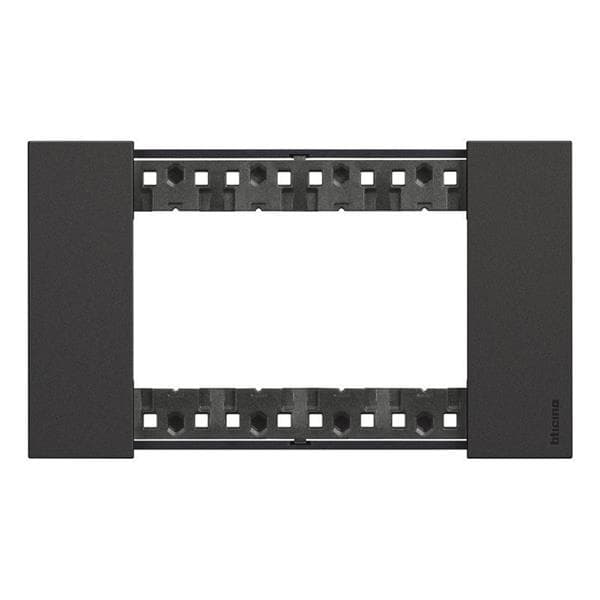 LNow plaque 4 modules Noir pour support référence K4704