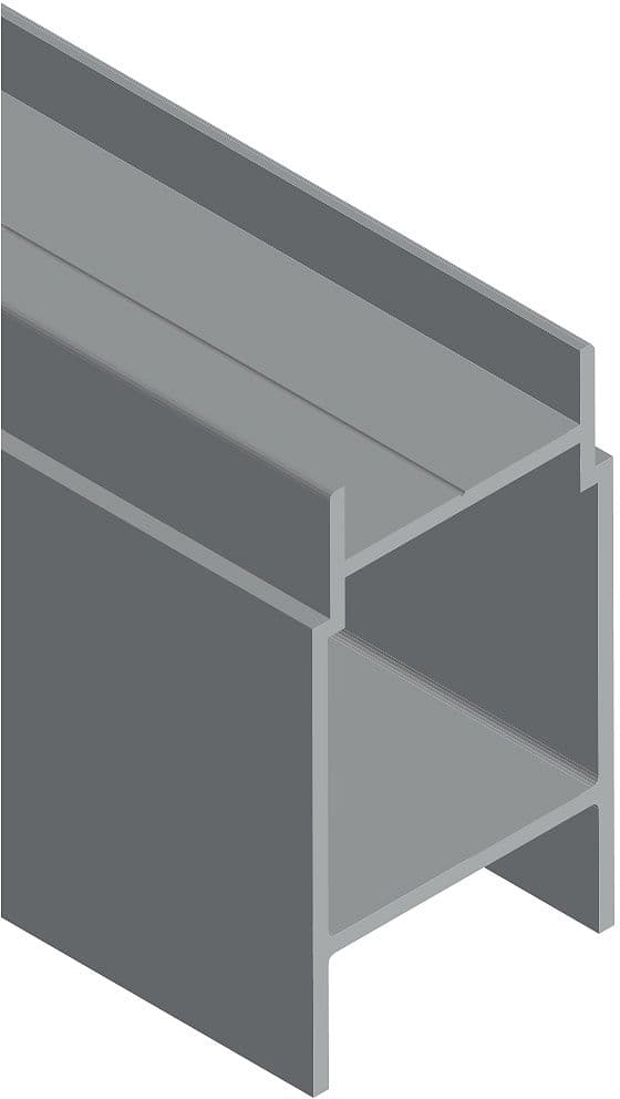 PROFIL DE PROLONGEMENT STEP 30MM GAUCHE/DROIT ALU