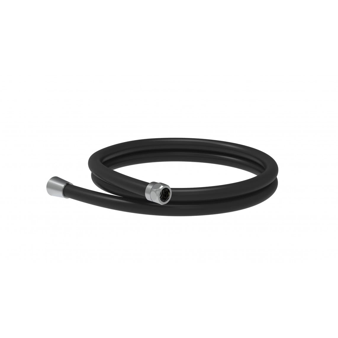 01894 Flexible de douche, 150 cm, plastique, noir, par ex. pour DXLD60088CS