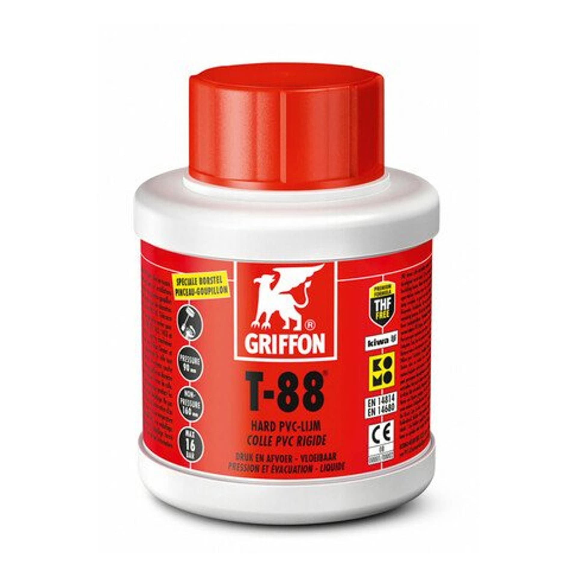 COLLE LIQUIDE POUR PVC RIGIDE T88 FLACON 100 ML