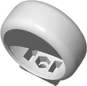 COLLIER DE SERRAGE PP 50MM BLANC