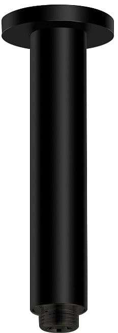 BRAS DE DOUCHE PLAFOND UNIVERSEL NOBILI ROND 1/2"-15CM NOIR MAT
