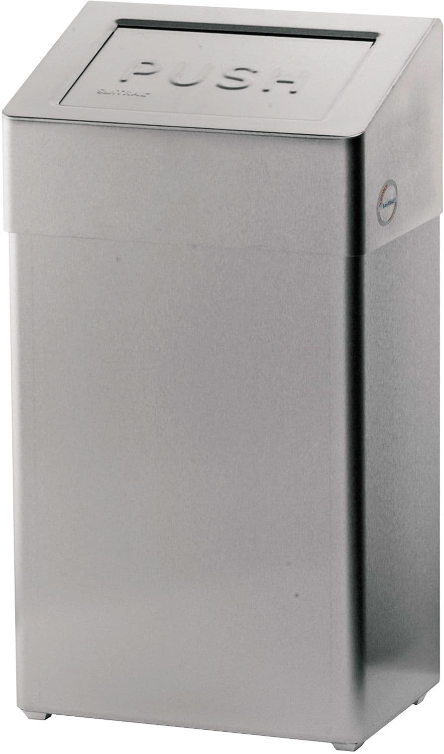 POUBELLE A CLAPET SANTRAL C&C 18L INOX BROSACE