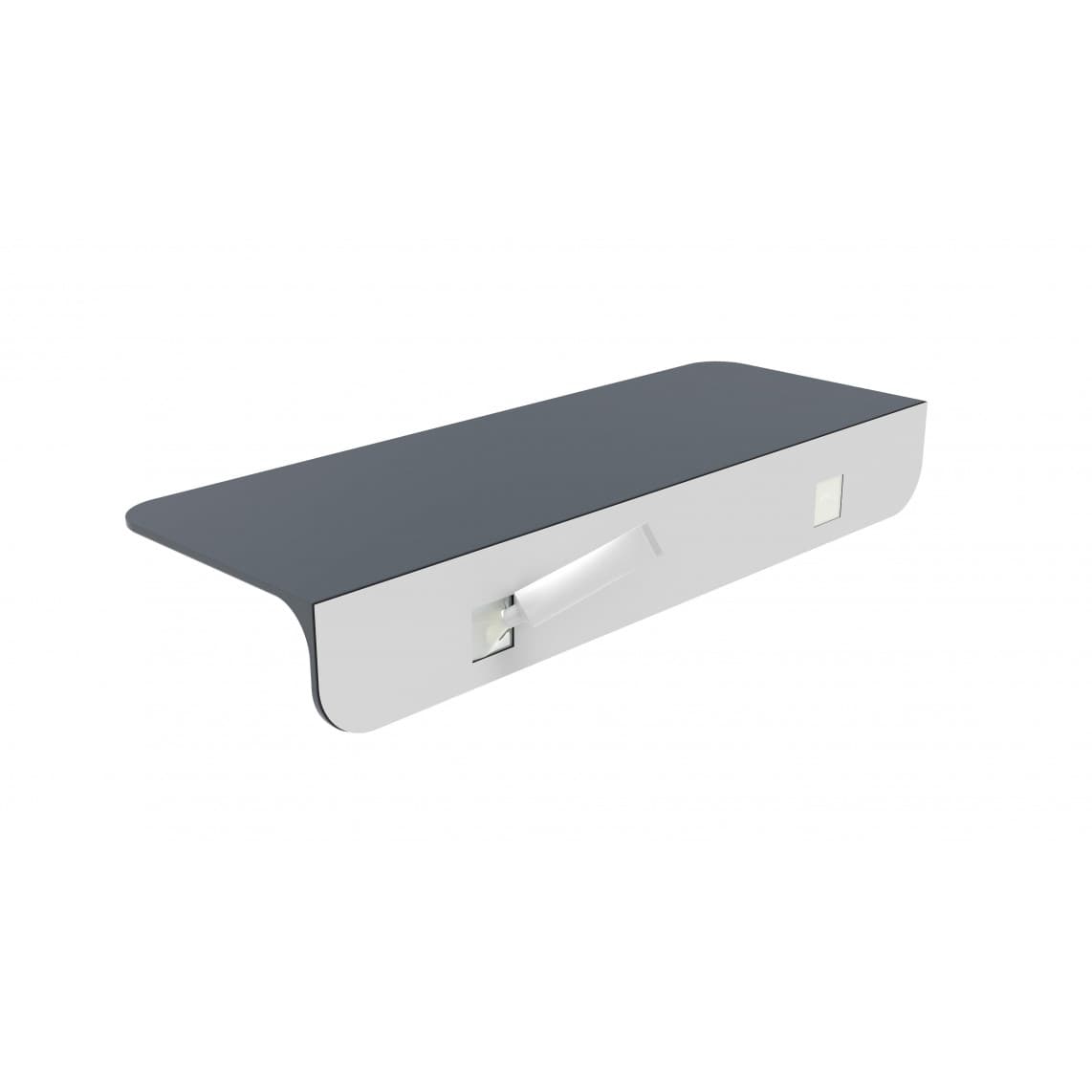 BA0954 Tablette de douche, Anthracite, à coller