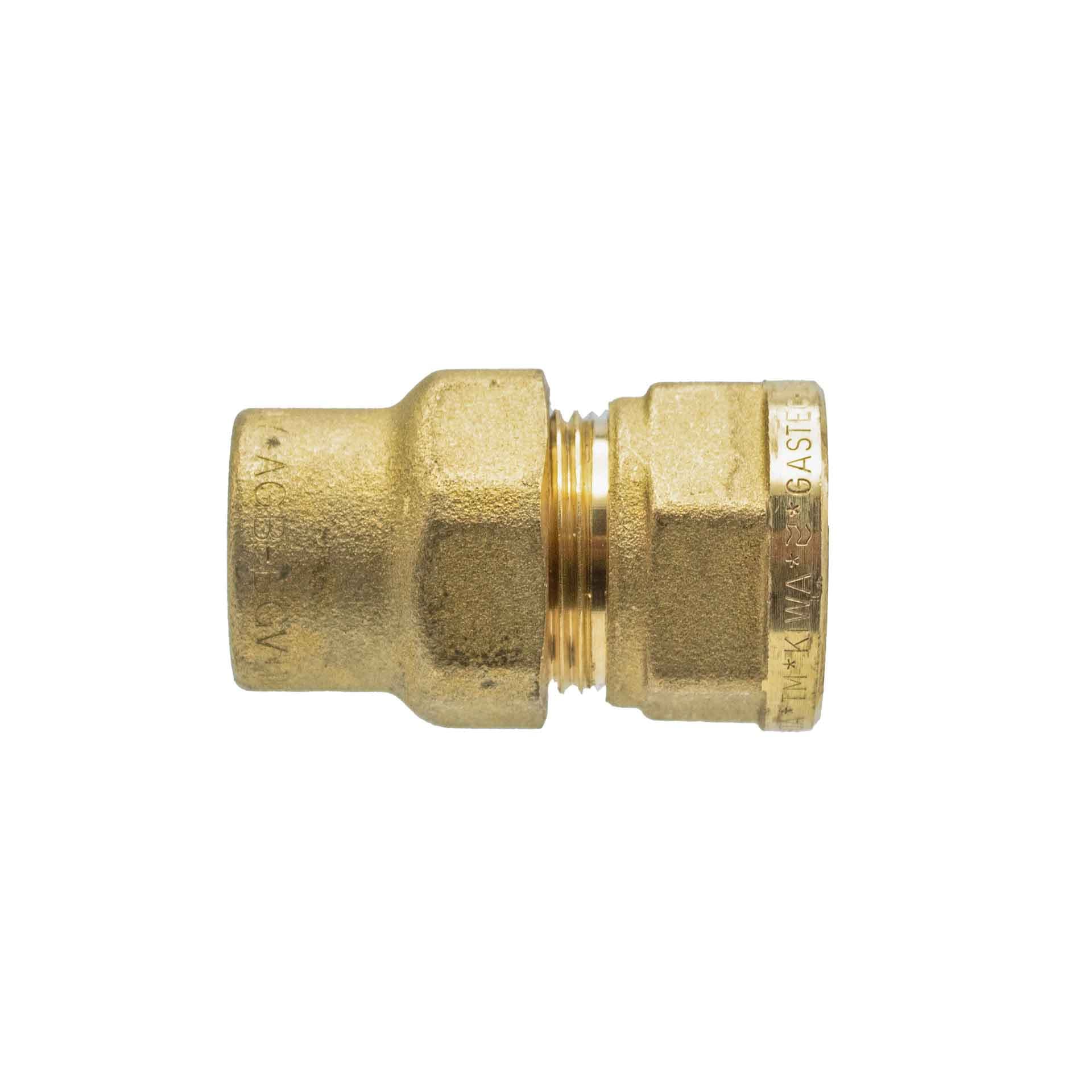 RACCORD DROIT BICONE GAZ BG280 1/2FX15
