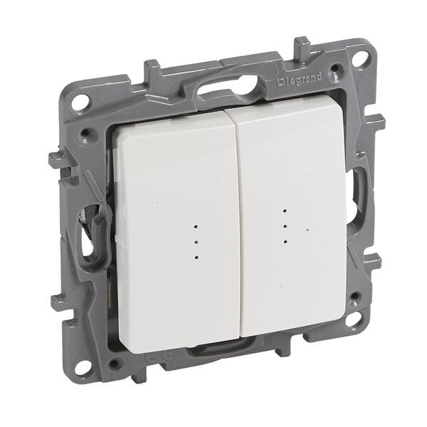 Niloé commande multi - functions double lumineux à griffes Blanc