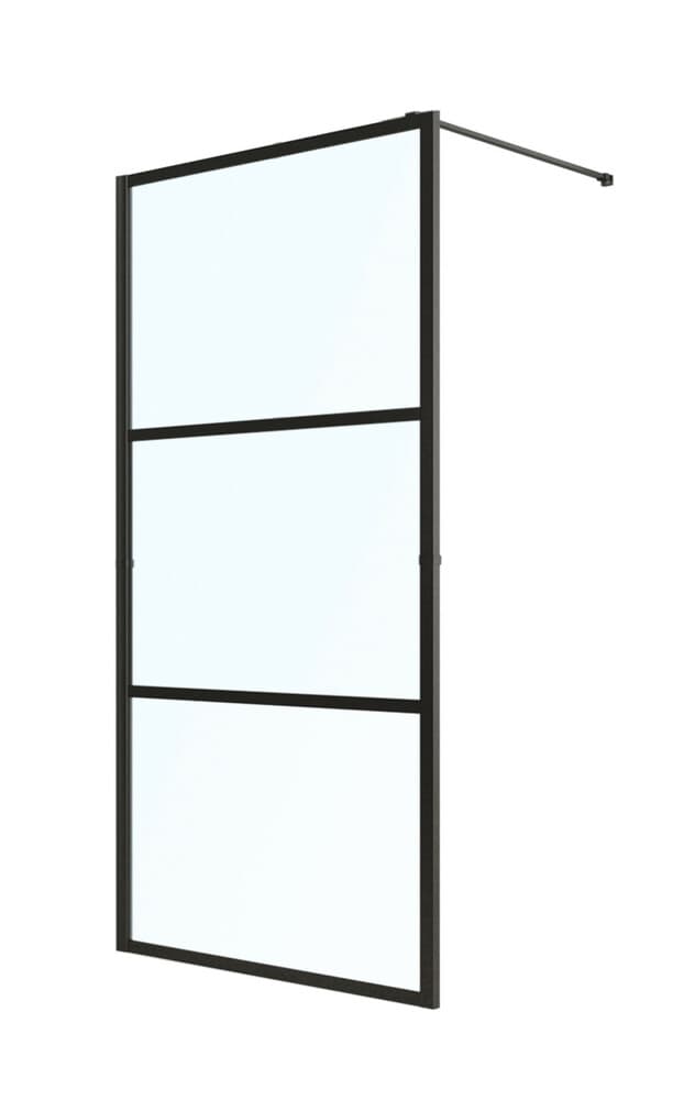 GO by Van Marcke Padua 3 panneaux verre haut et bas transparent milieu opaque