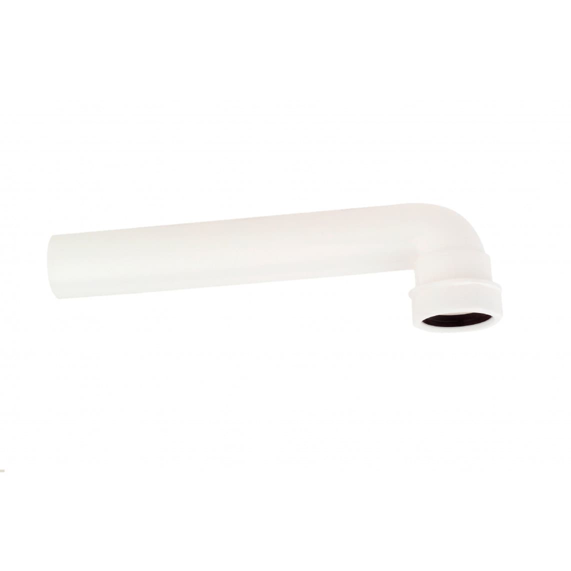 98837478 KS coude de sortie, blanc, 1 1/2" x 245 mm x 40 mm, à pincer