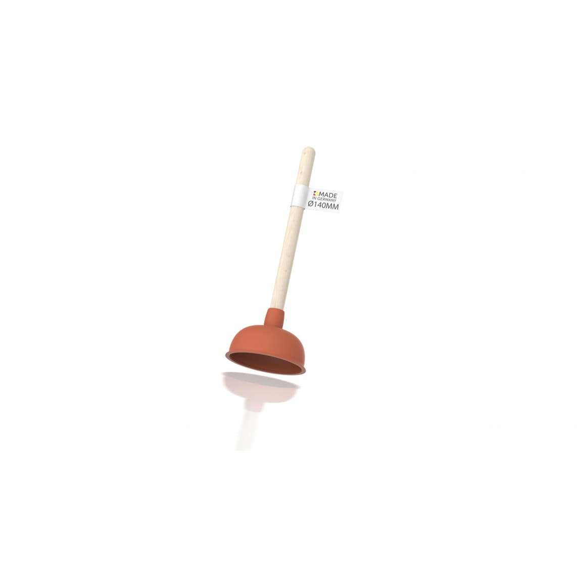 99908200 Nettoyant pour évier avec Poignée en bois, Ø 140 mm