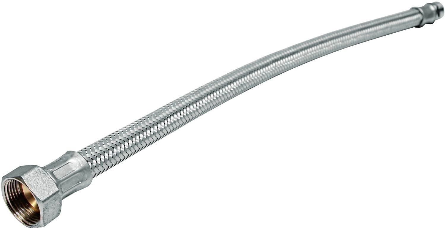 FLEXIBLE INOX 50CM 3/8"M-3/8"F