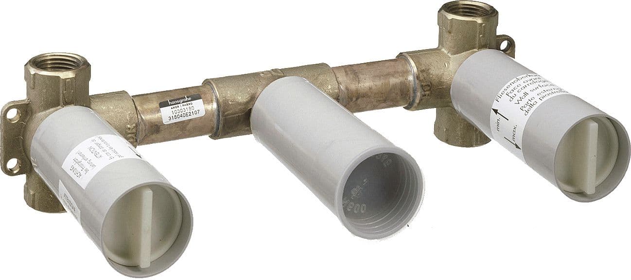 CORPS A ENCASTRER MELANGEUR LAVABO 3 TROUS HANSGROHE