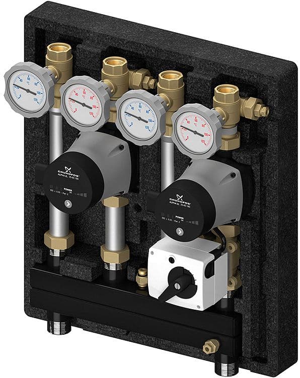 GROUPE DE POMPAGE NON-MELANGE/MELANGE +MOTEUR KOMBIMIX UPM3 HYBRID 15/70