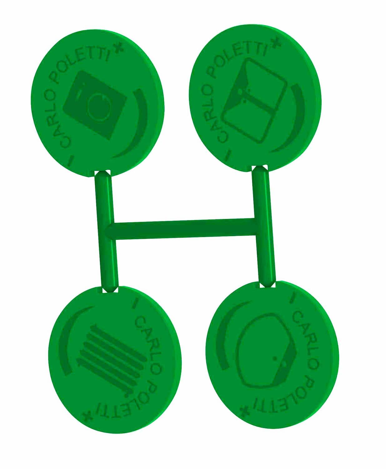 INDICATEUR L'EAU DE PLUIE VERT (4 PCS.) UNI.COLLECTOR