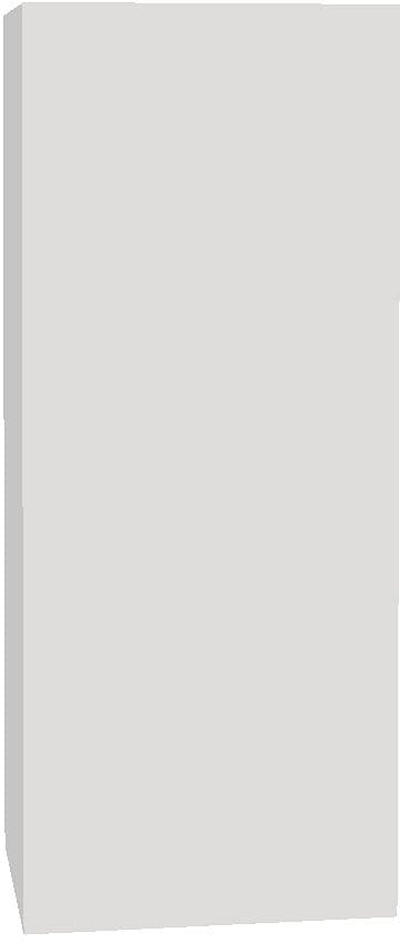 DEMI COLONNE COFFEE 1 PORTE DROITE 40 GRIS VELOURS MAT