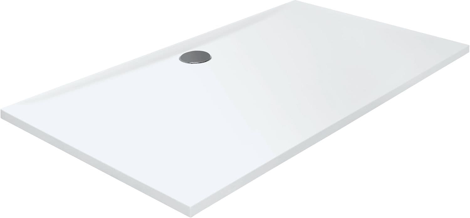 PLAQUE DE DOUCHE NEWFORCE 160-90-3,5 SOLID BLANC MAT