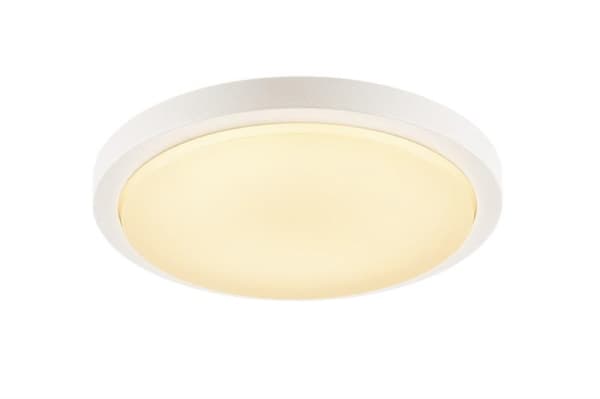 Plafonnier Ainos, Led, 3000K, rond, Blanc, avec capteur