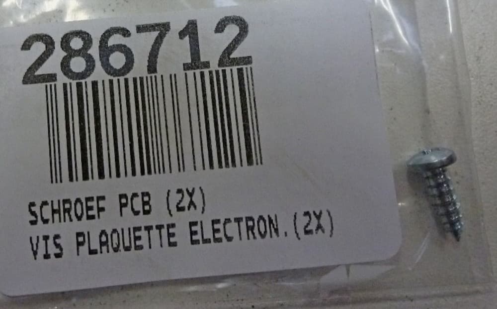 VIS PLAQUETTE ELECTRON.(2X)