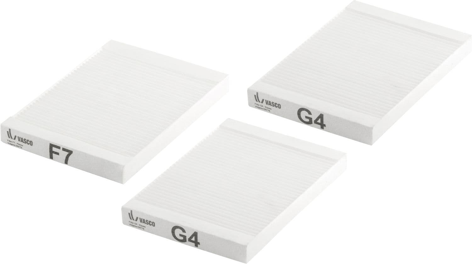 SET DE FILTRES F7/G4/G4 POUR VENTILATION UNIT DX VASCO