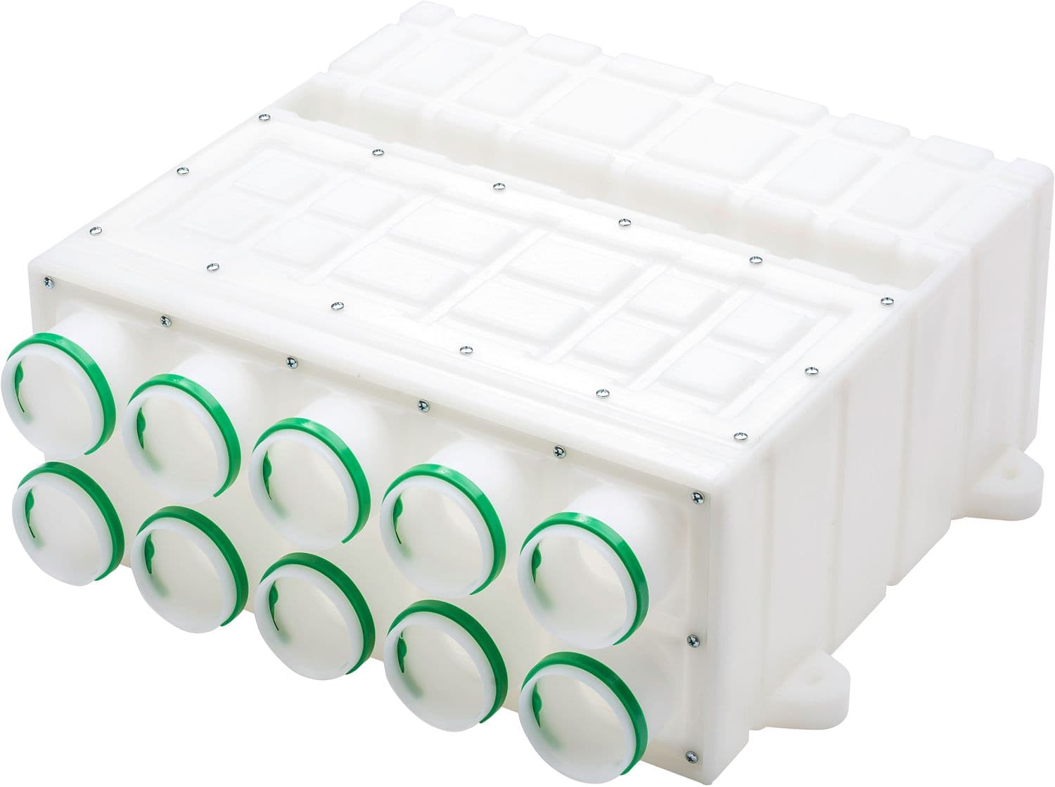 CAISSON COLLECTEUR POUR GAINES D'AIR POUR BETON VASCO 10X75MM