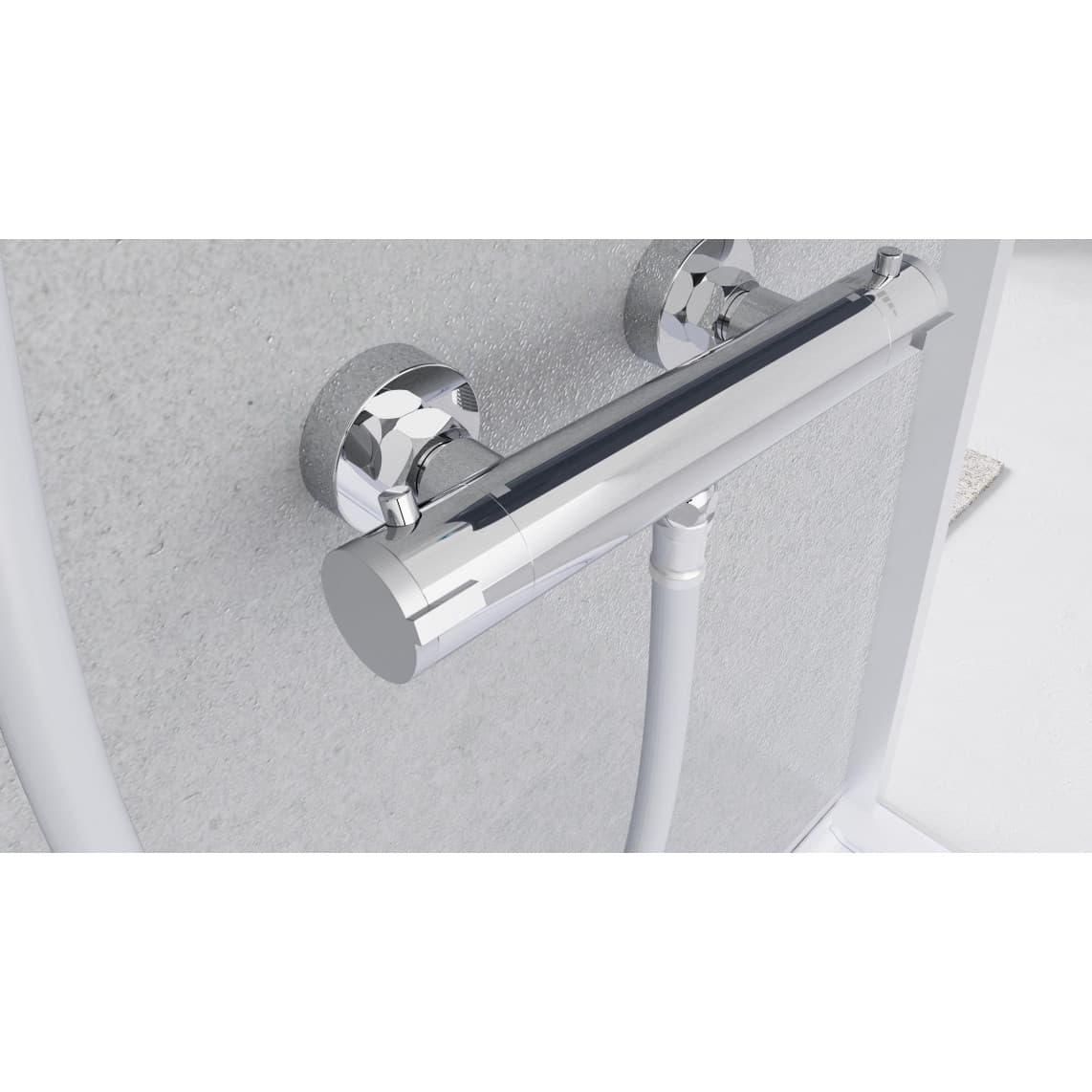 52465 LONDON Mitigeur thermostatique de douche, chromé