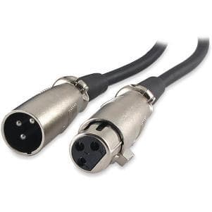 Rallonge XLR 3 pôles 10m avec connecteur mâle et femelle XLR 3 pôles