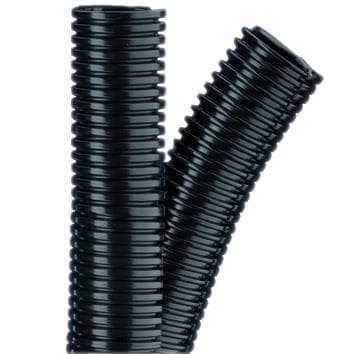 Tube flexible polyamide et raccords. Pour rétrofit et réparation. Plastique PP Noir. Bonne résistanc