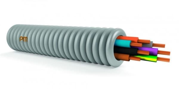 Tube précâblé Vob 7G1.5 diamètre 20mm en rouleau de 100m classe CPR: ECA