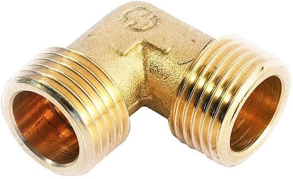 COUDE FILETE LAITON 3/4"MM