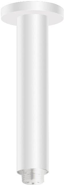 BRAS DE DOUCHE PLAFOND UNIVERSEL NOBILI ROND 1/2"-15CM BLANC MAT