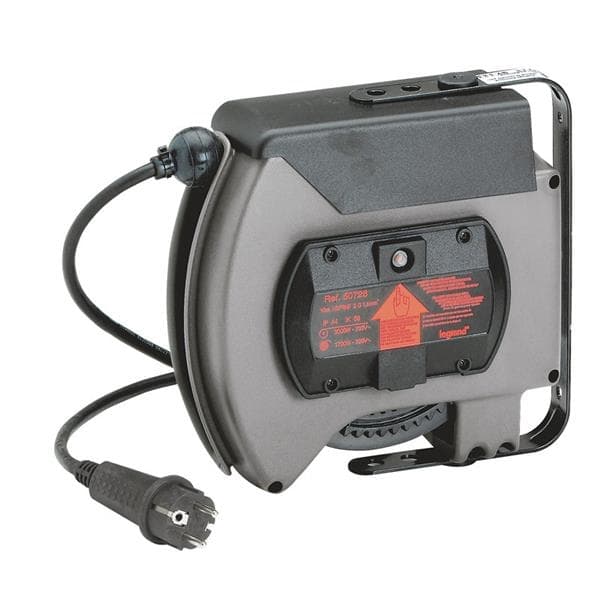 Enrouleur automatique 2 pôles + T 3000W 230V - IP44 - 10m