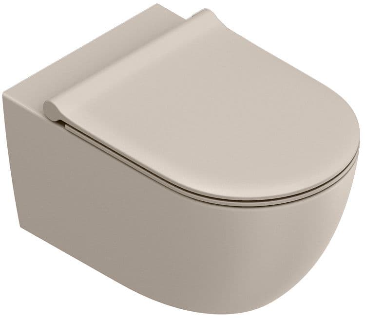 WC SUSPENDU SFERA 55 CATALANO CATAGLAZE+ FIXATION INVISIBLE SILENTECH SETA SATINATO
