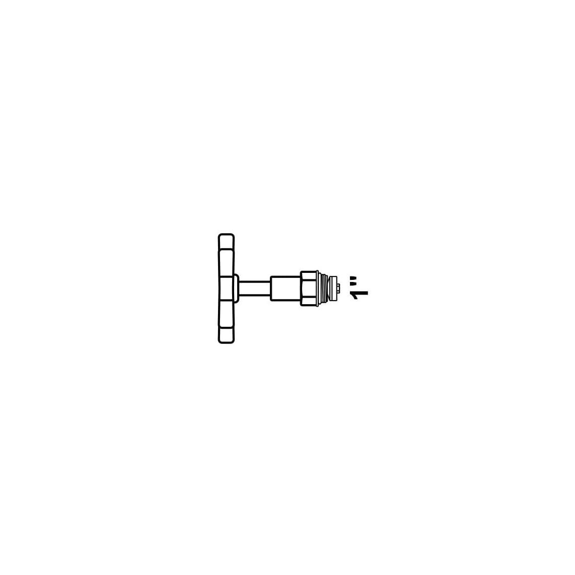 989193155 Upper part, for Y-type valve 1"