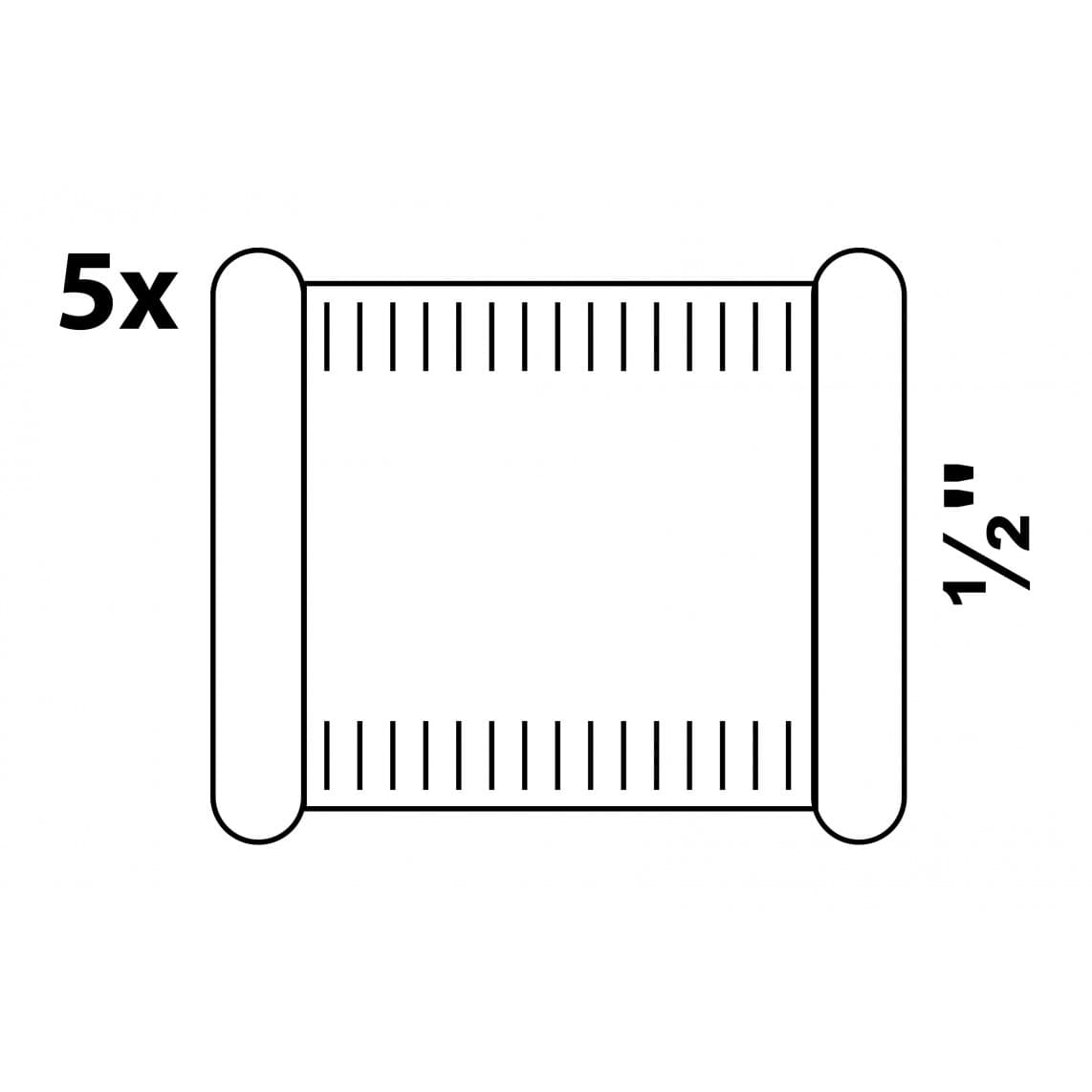 989741060 FM manchon double, galvanisé, 1/2" F, (270) (5x)