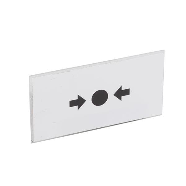 Vitre pour déclencheur manuel référence 380 14 / 34