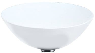 VASQUE A POSER SB.K450.GS ALAPE DIAMETRE 450MM SANS PLAGE ROBINET/TROP-PLEIN BLANC