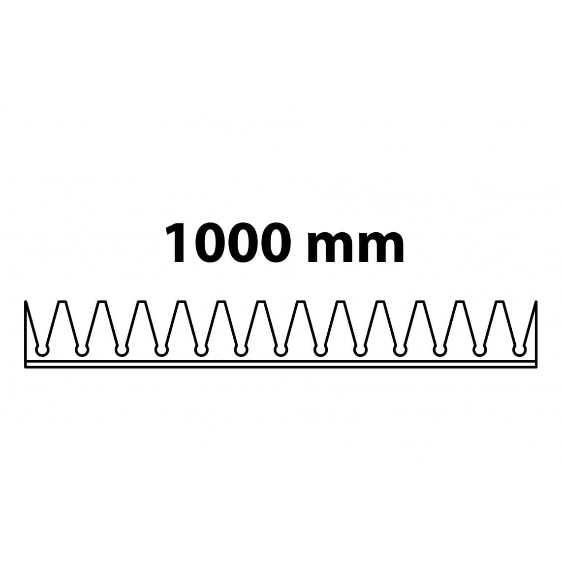 98930950 bande d'isolant phonique, Silicone, 1000 mm