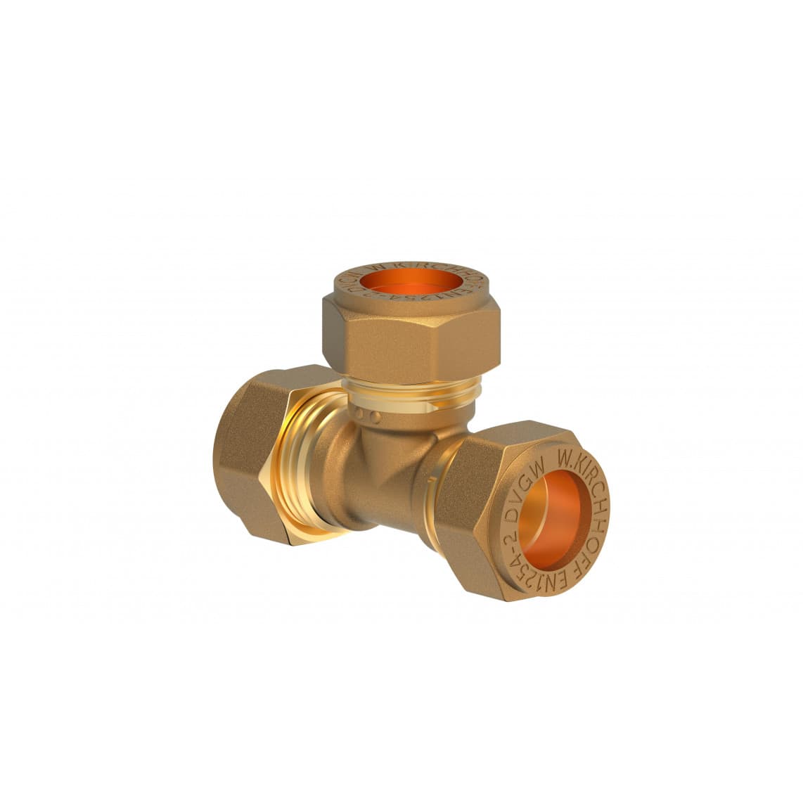 989453117 LT pièce en T, vierge, 12 mm, raccord à serrer pour tube en cuivre