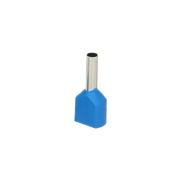 Borne d'extrémité de câble double isolée max. section 1,5mm² longueur du manchon cuivre: 8mm