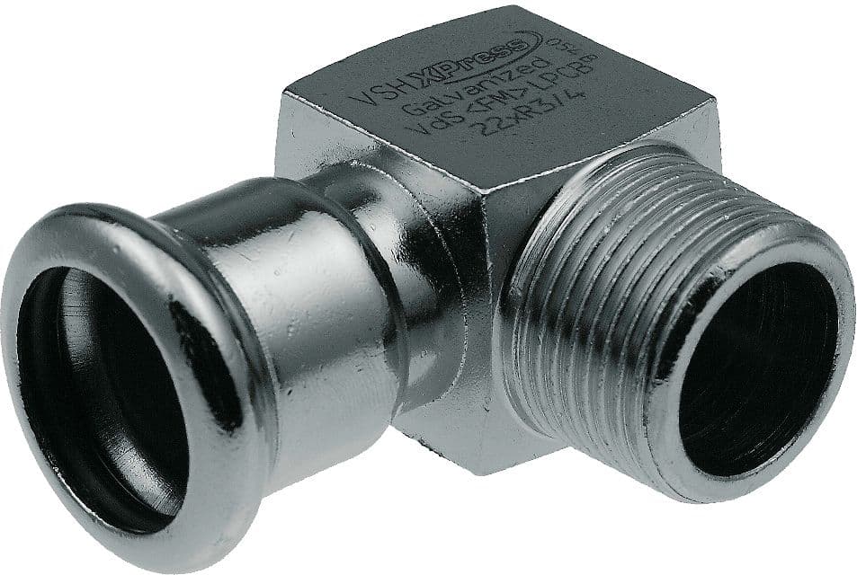 ACIER ZING.A SERT.COUDE M VSH  1/2"-22MM