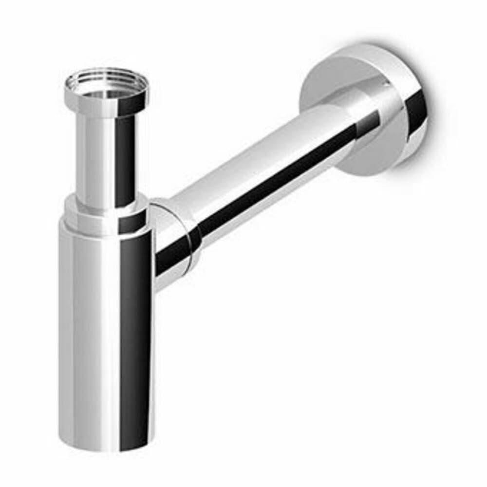 Zucchetti siphon tasse 1 1/4" sans vidage brushed nickel