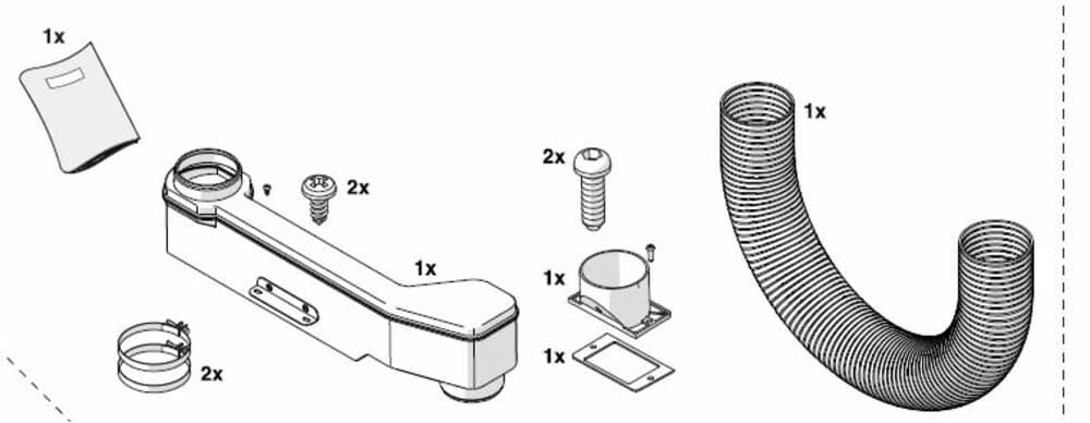 Riello kit transformation type C pour Insieme EVOe 32