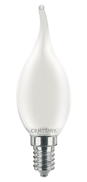 Lampe filament Led mat coup de vent - 4W - E14 - 4000K - 470lm - IP20