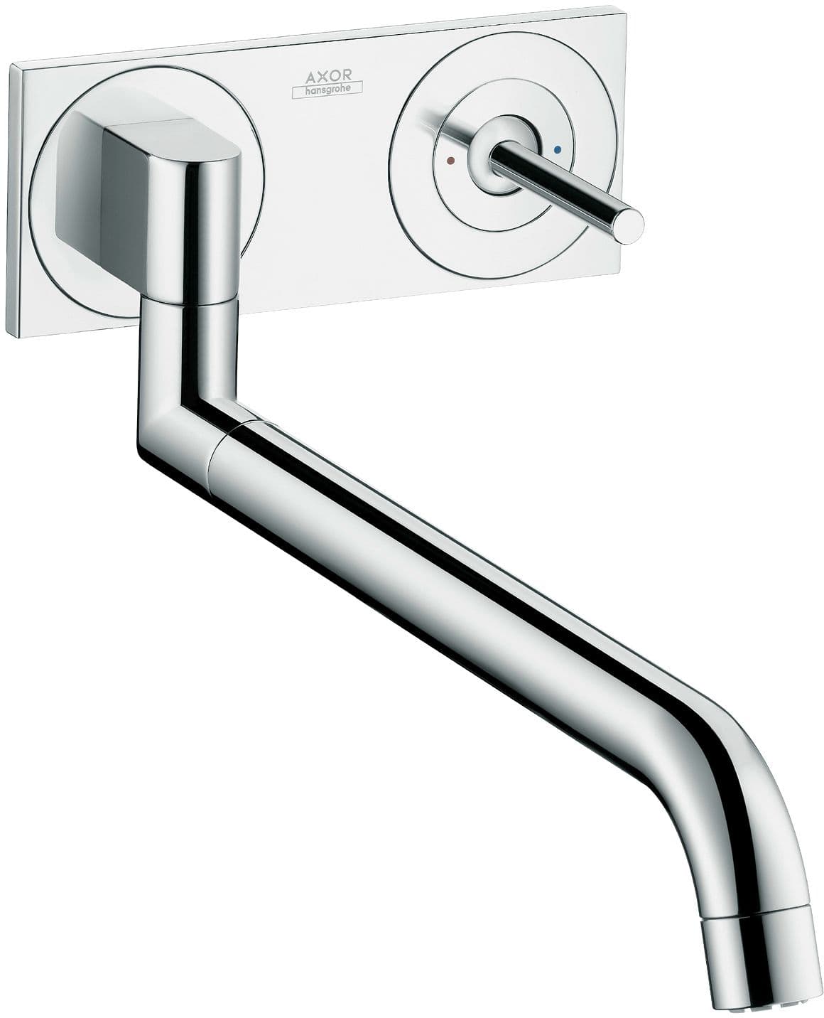 SET DE FINITION MITIGEUR MURAL UNO2 AXOR 221MM CHROME