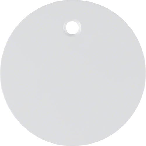 Enjoliveur pour interrupteur à tirage Berker R.1 / R.3 Blanc polaire, brillant