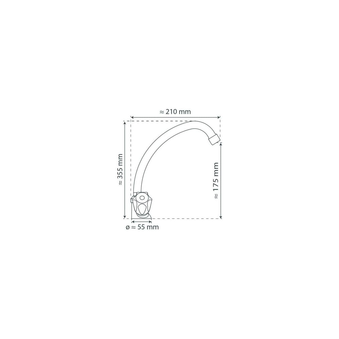 47900 DUO MIX II Mitigeur évier basse pression, chromé