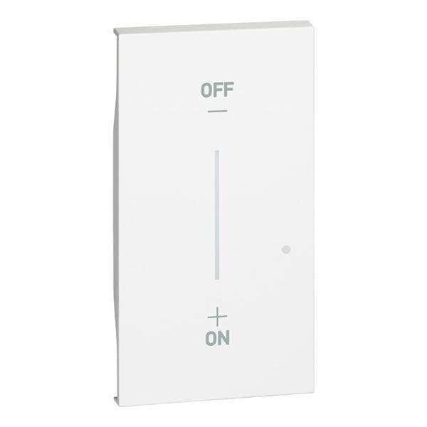 LNow WN - doigt variateur 2 modules finition Blanche