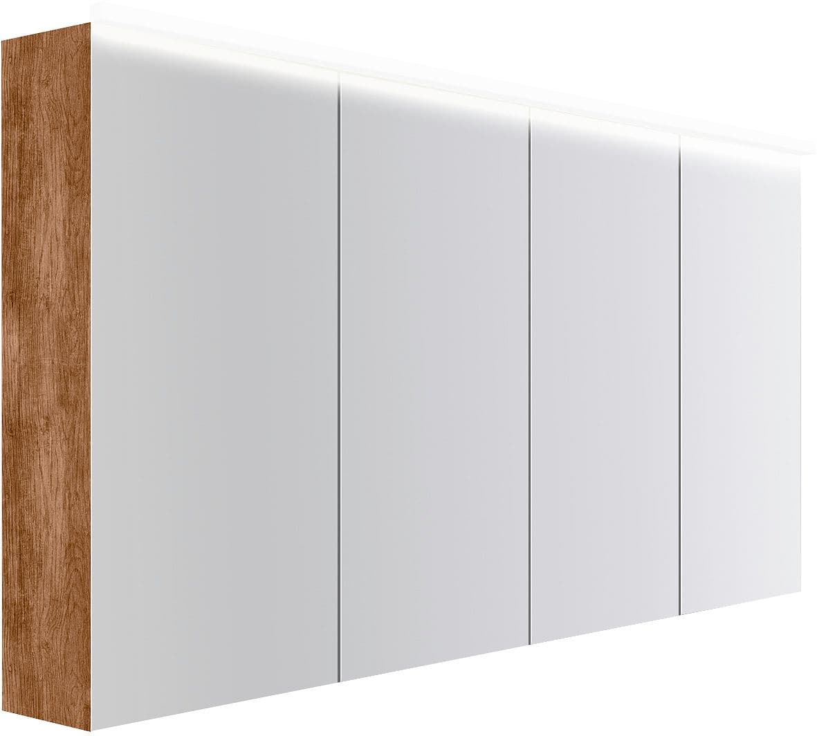 ARMOIRE TOILETTE COFFEE 4 PORTES 1600MM 4250K TECTONA DECOR CANNELLE